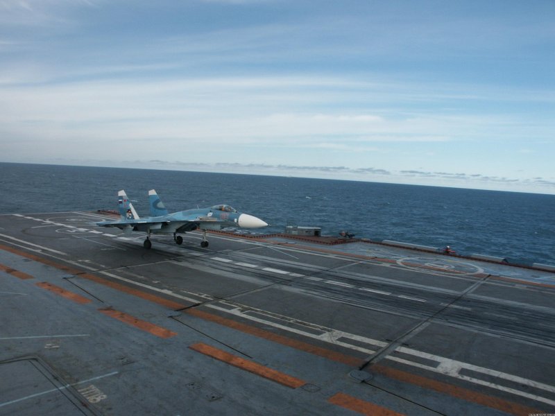 Авианосец Кузнецов палуба