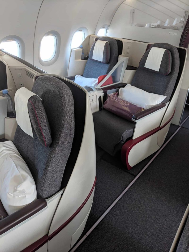 Qatar Airlines a320-100/200 Business class