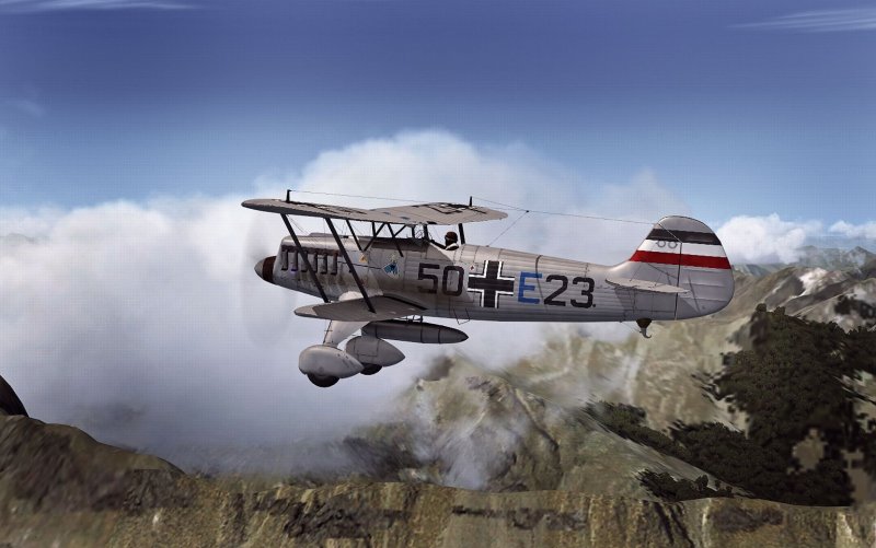 Хейнкель-51 истребитель-биплан