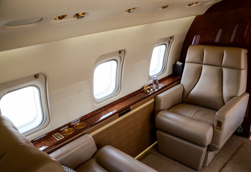 Bombardier Challenger 604 внутри