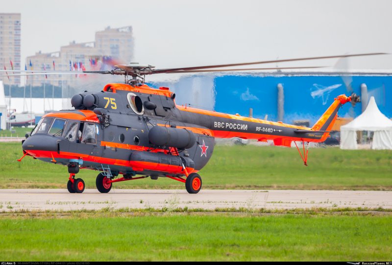 Ми-8 АМТШ-В сзади