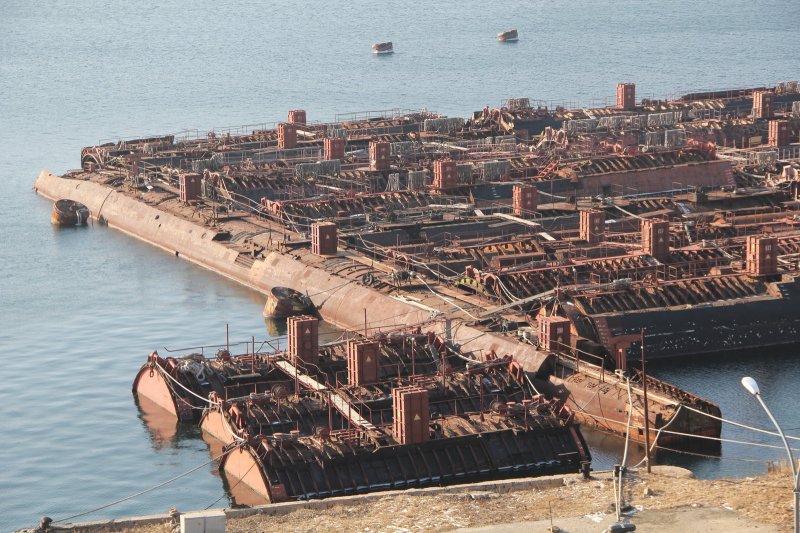 Кладбище атомных подводных лодок Мурманск