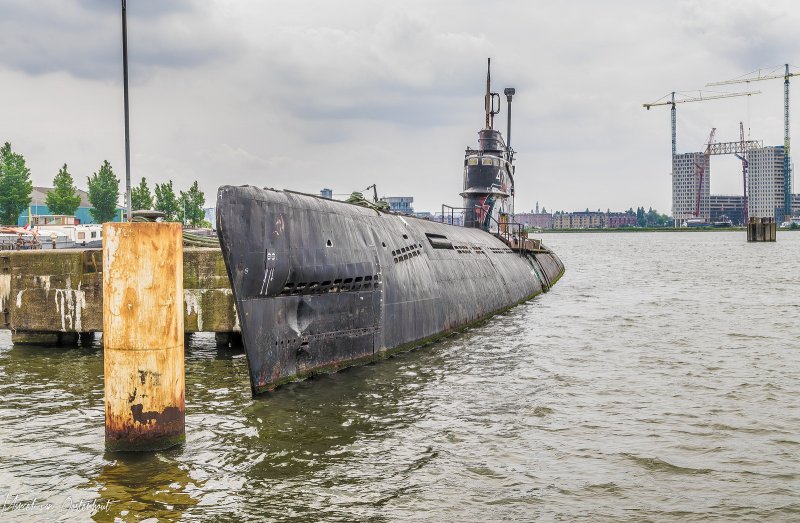 Советская подводная лодка в Амстердаме
