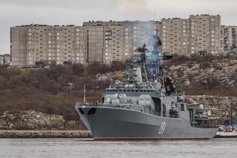 Корабль Тихоокеанского флота «Адмирал Виноградов»