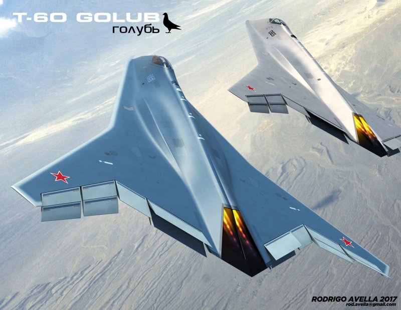 Т-60 голубь истребитель шестого поколения