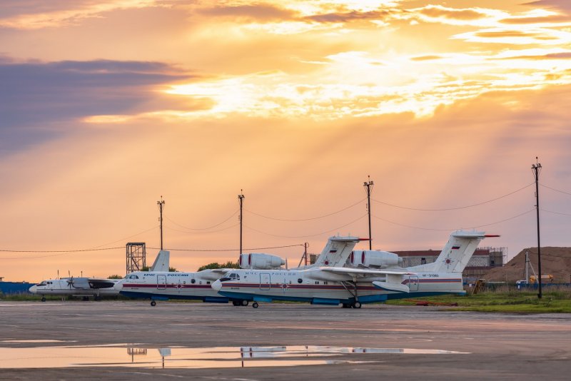 Аэропорт Хабаровск зимой