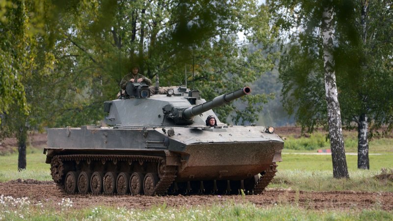 Плавающий танк Спрут сдм1