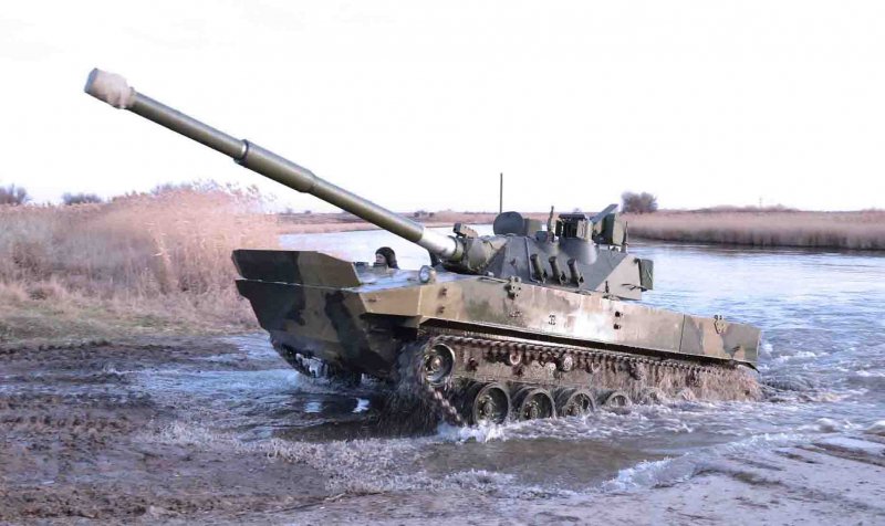 Плавающий танк Спрут сдм1