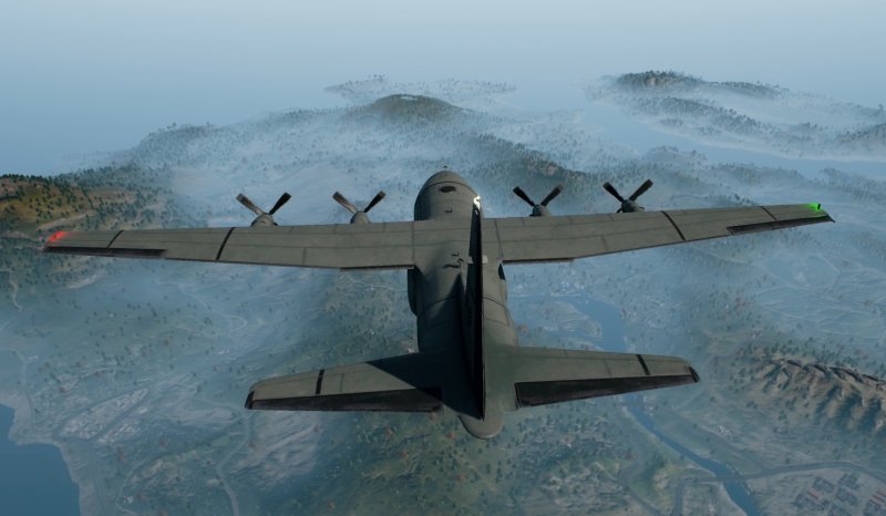PLAYERUNKNOWN'S Battlegrounds самолет