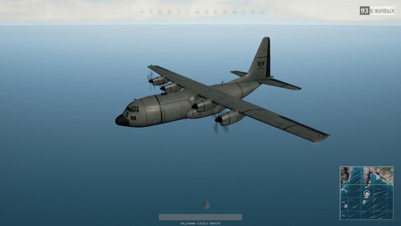 PUBG mobile самолет