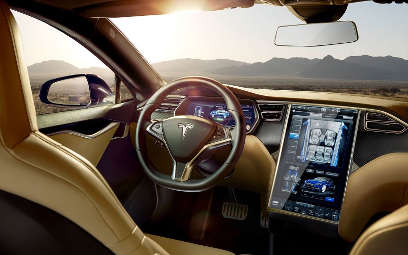 Tesla model s p85 Interior
