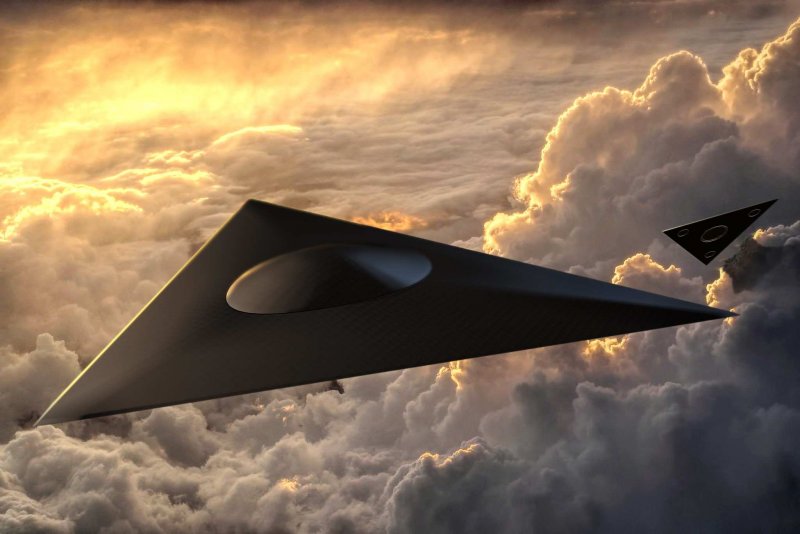 Секретный самолет США tr-3b
