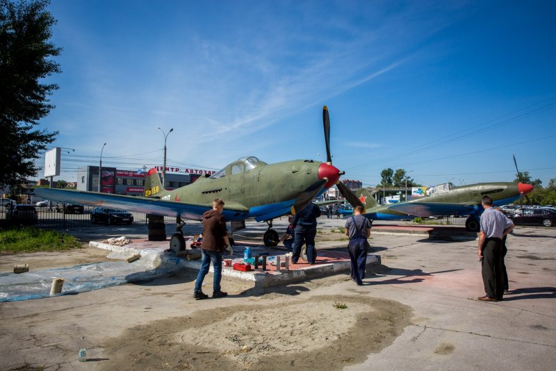 Новосибирск самолет Покрышкина