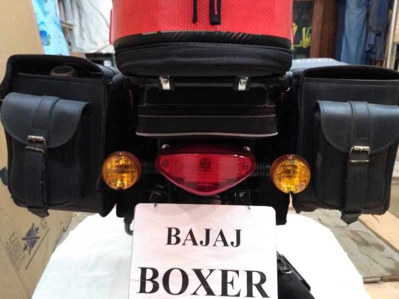 Boxer Bajaj 150 багажная система