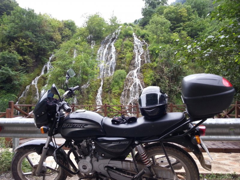 Bajaj Boxer 125 x с кофрами