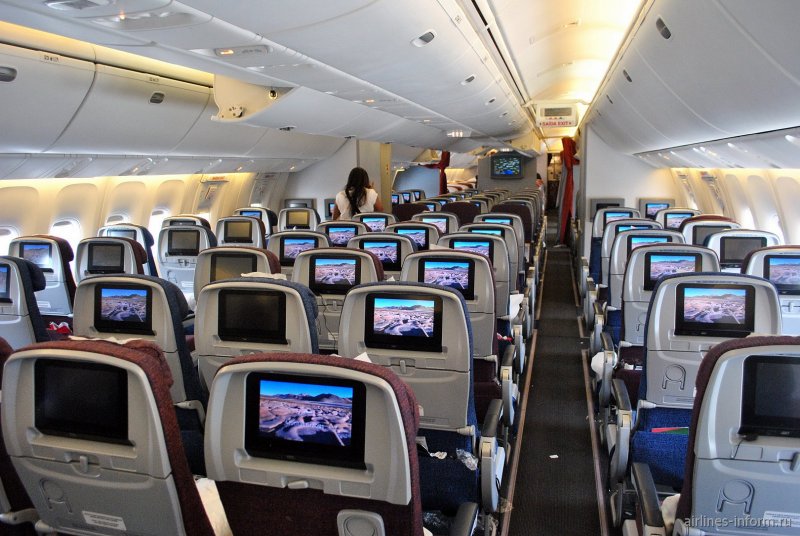 Боинг 767 салон