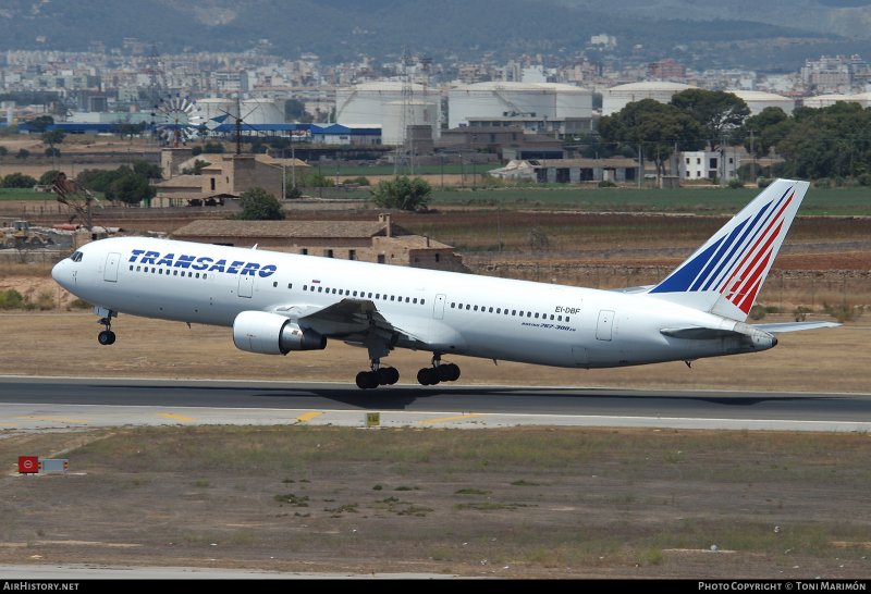Boeing 767 салон