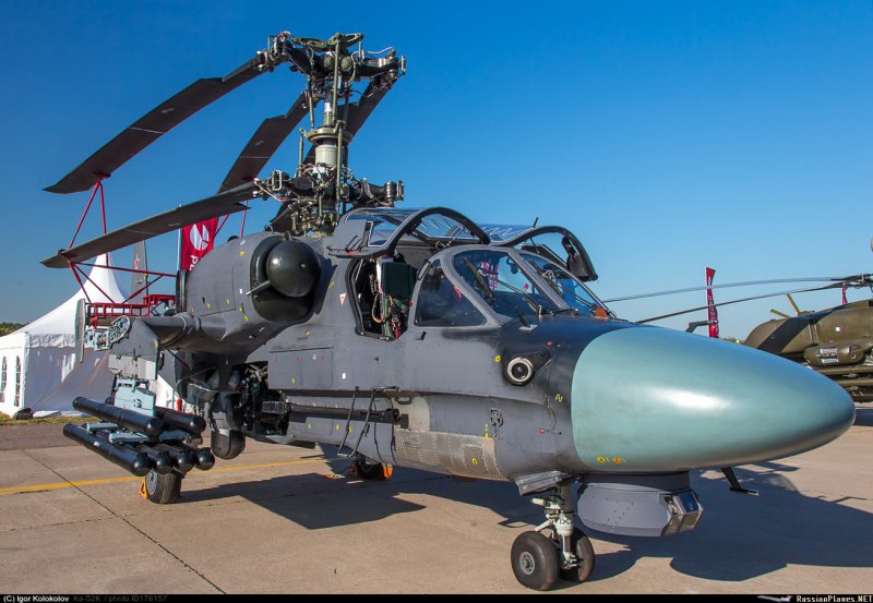Пуск ур Вихрь с ка-52