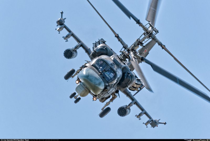 Ка-50 Штурмовик вид сбоку