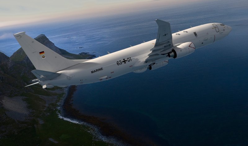 ВВС США Boeing p-8a Poseidon