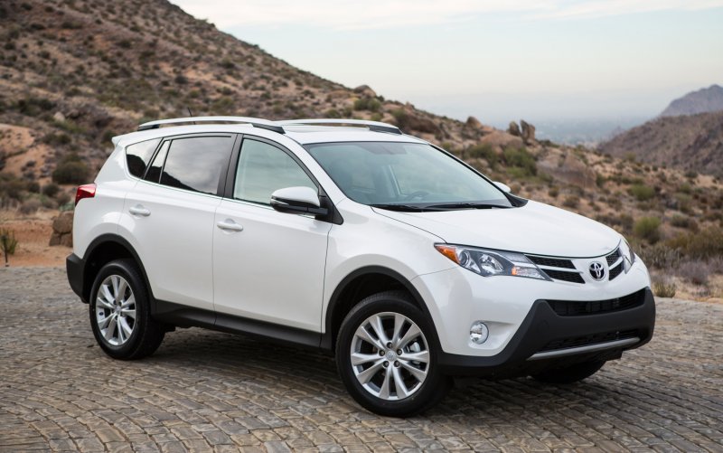 Toyota rav4 белая