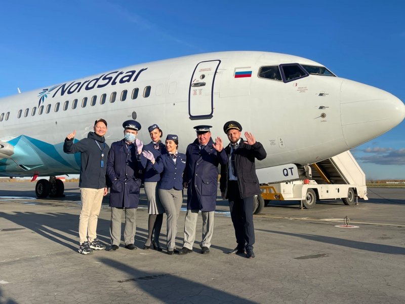 Boeing 737-800 NORDSTAR салон
