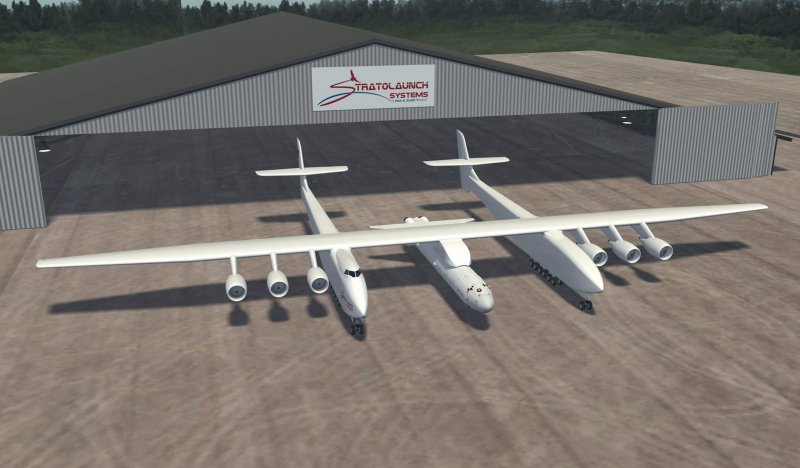 Самый большой самолет в мире Stratolaunch