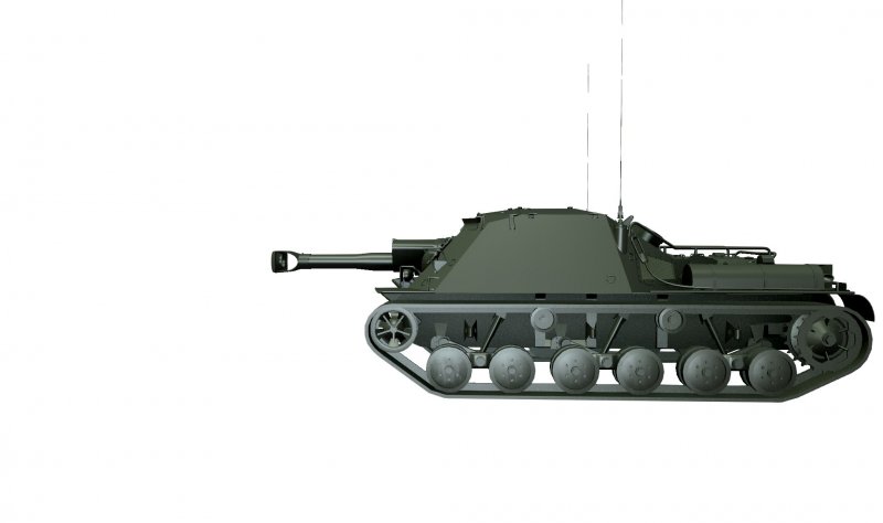 Шведский танк IKV-65 сбоку