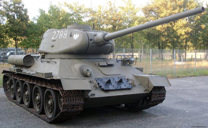 Т 34 85 С дульным тормозом