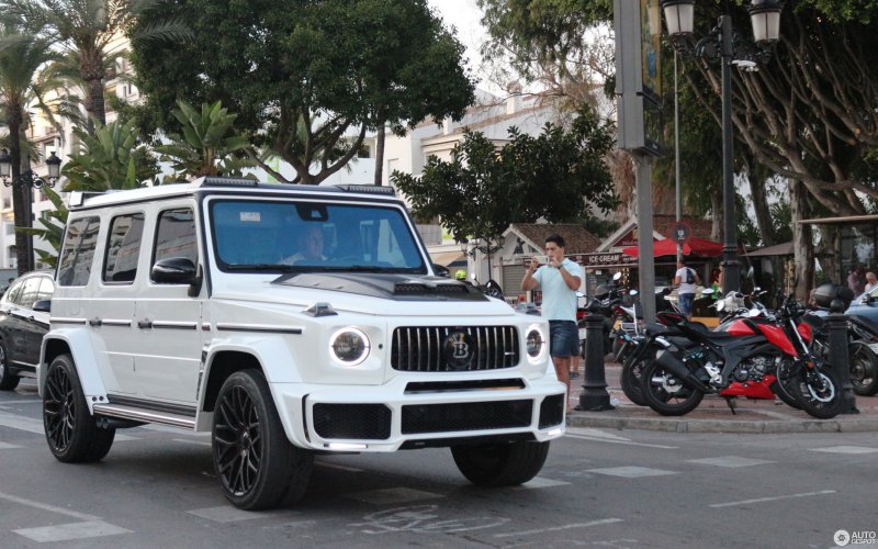 Mercedes g63 Brabus белый