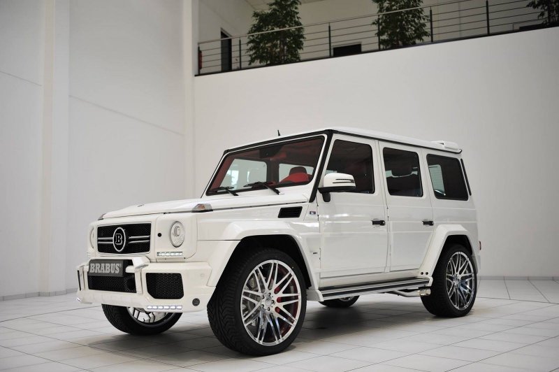 Mercedes Benz AMG g63 Brabus белый