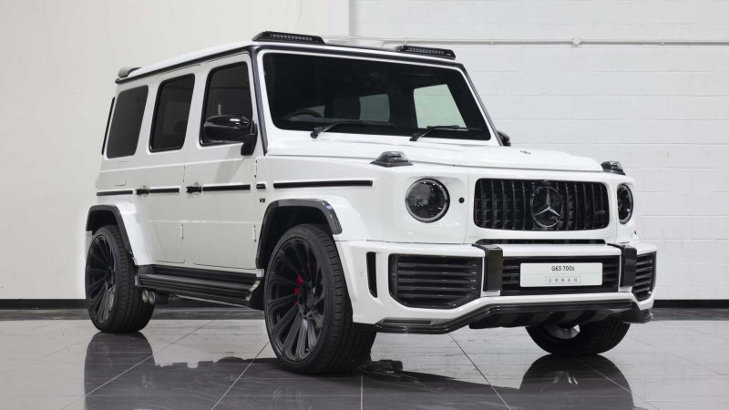 Mercedes Benz AMG g63 Brabus белый