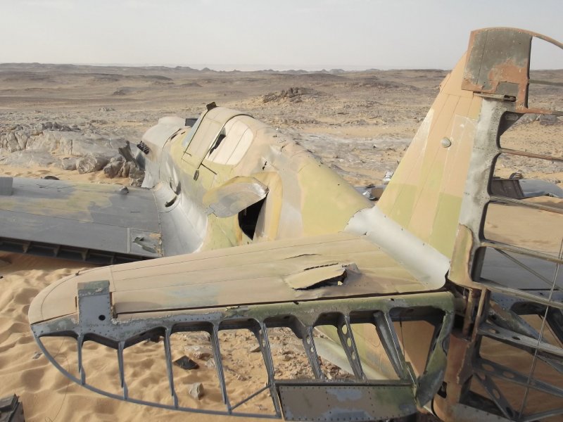 Kittyhawk p-40 в пустыне