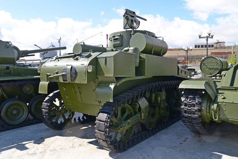 Танк м3а1 Стюарт