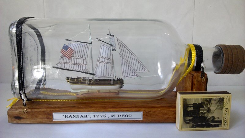 Сборная модель Hannah корабль в бутылке