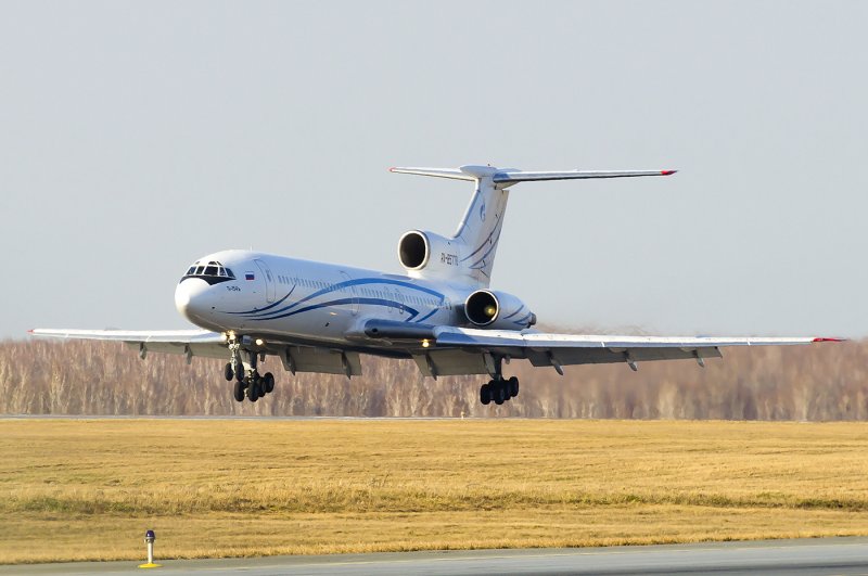 Ту 154 в аэропорту Чебоксар
