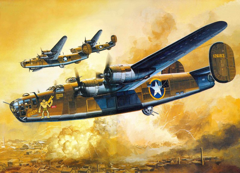 Consolidated b-24 Liberator вооружение