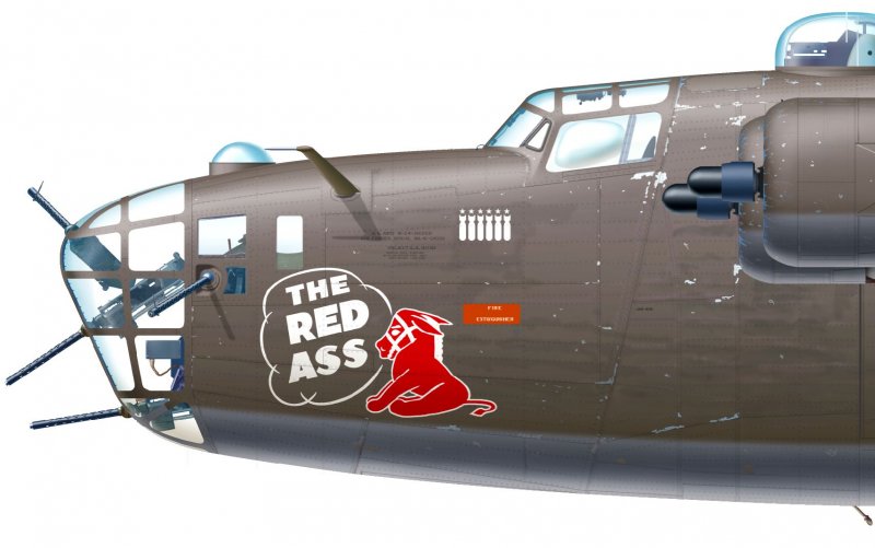 Consolidated b-24 Liberator вооружение
