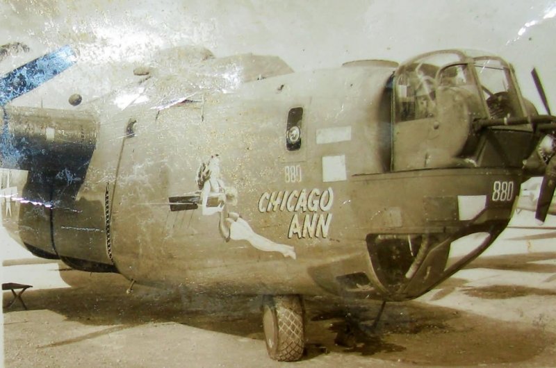 B-24 бомбардировщик Лидер яркий