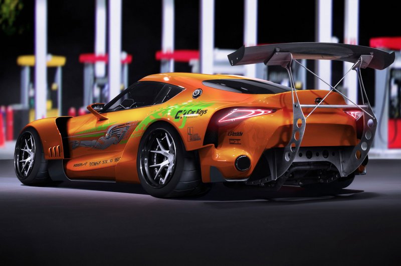 Toyota Supra a90 Форсаж