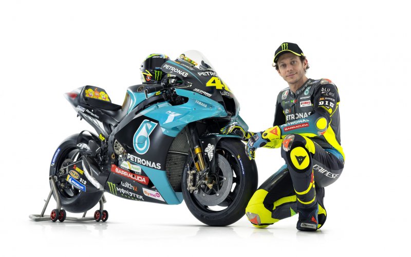 Valentino Rossi Yamaha Burnout