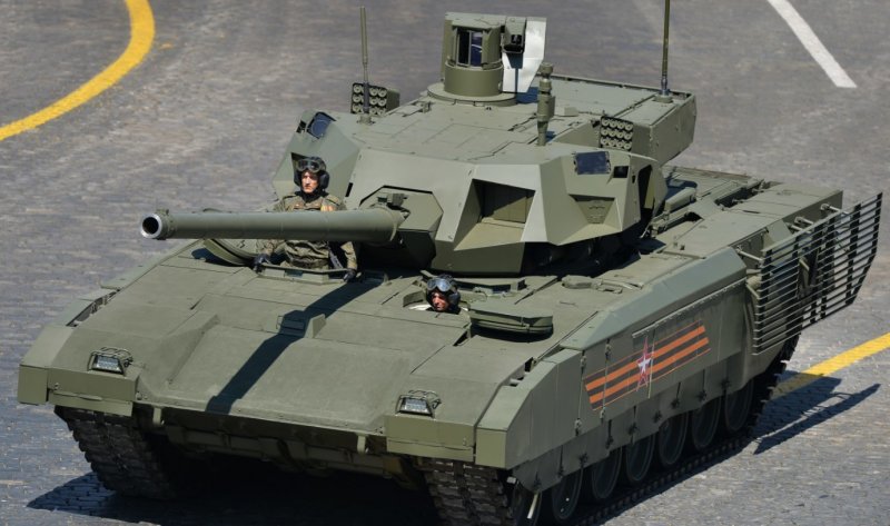Танк т-14 с пушкой 152мм.