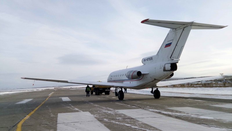 Як-40 шасси