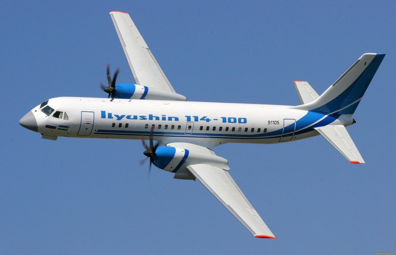 Турбовинтовой самолет ил-114