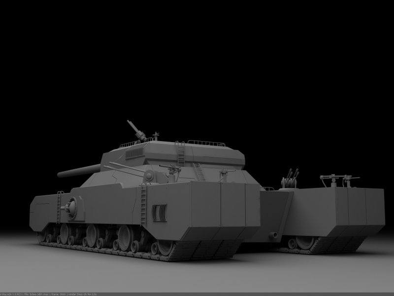 Landkreuzer p1000 Ratte модель