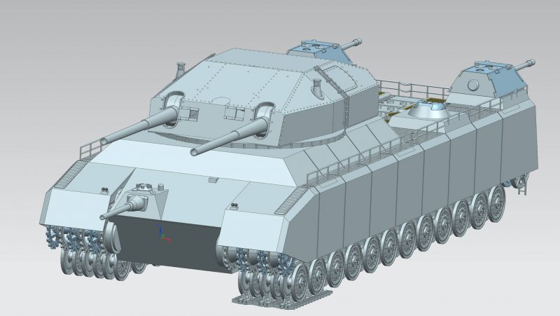 Сверхтяжелый танк p 1000 «Ratte»(