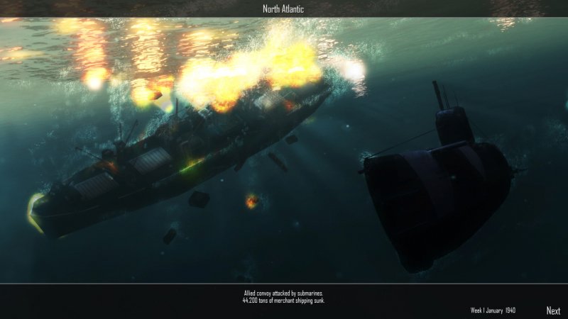 Игра Atlantic Fleet подводная лодка