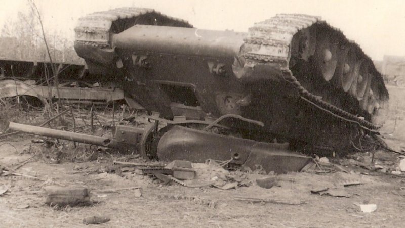 Взорванные танки второй мировой 1941