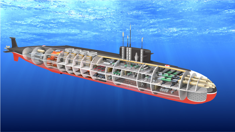 Submarine Cutaway