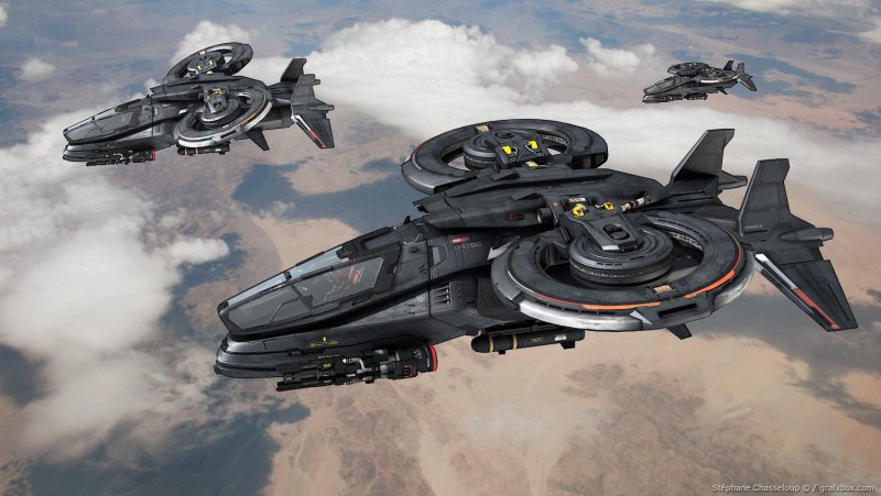 Sci Fi dropship